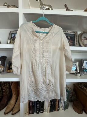 Johnny Was Vintage Silk Top